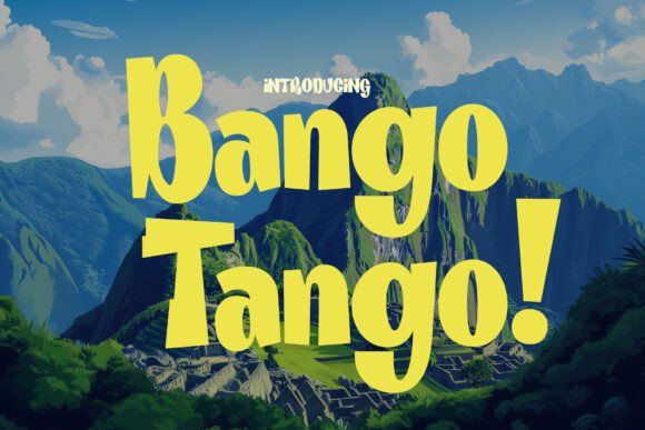 Bango Tango: A Typeface That Brings Joy to Your Designs