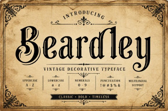 Beardley: Vintage Charm with Modern Sophistication