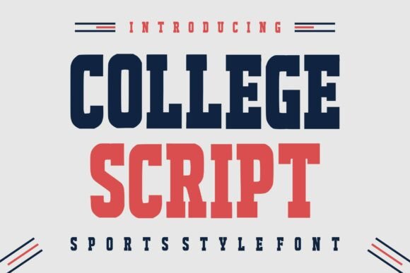 College Script: Capturing Athletic Spirit in Your Typography