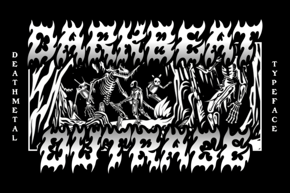 Darkbeat Outrage: The Typeface That Roars