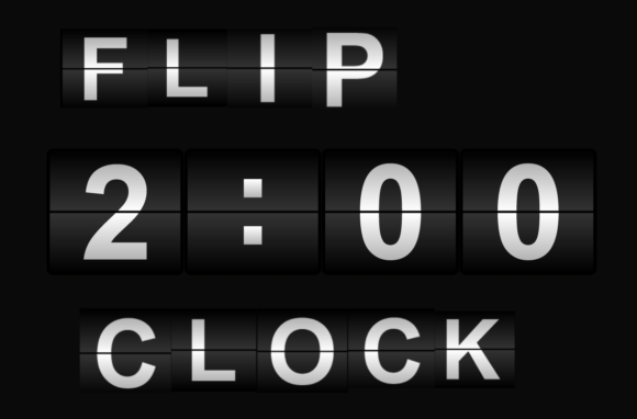 Flip Clock: Blending Retro Charm with Modern Design