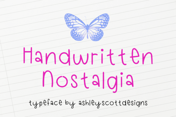 Handwritten Nostalgia: Capturing 90s Charm in Your Designs