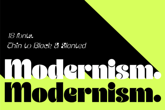 JT Modernism: A Funky Modern Font for Bold Brands
