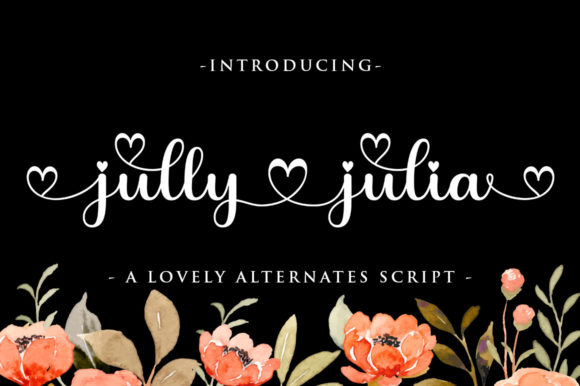 Jully Julia: A Handwritten Font for Authentic Design