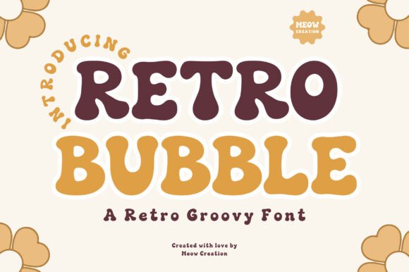 Retro Bubble: A Bubbly 70s Font for Groovy Designs