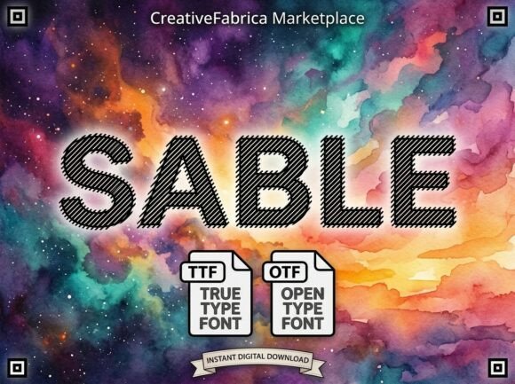 Sable: The Display Typeface with a Textured Soul