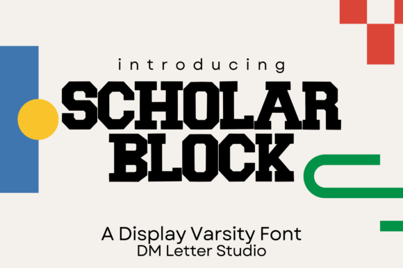 Scholar Block: The Font That Delivers Instant Authority