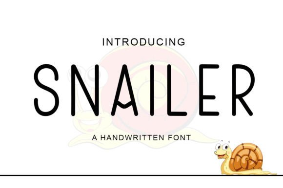 Snailer: The Font That Blends Sweet Charm with Luxury Style