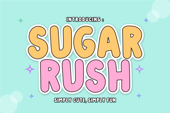 Sugar Rush: A Creative Font for Playful, Modern Design