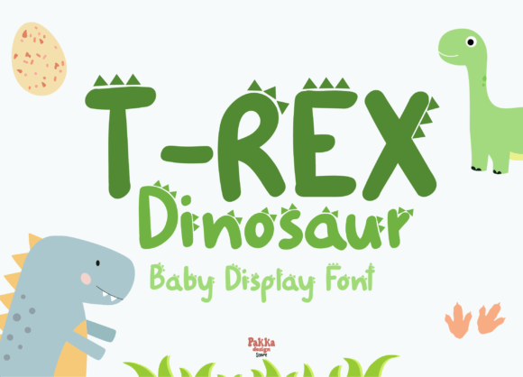 T-Rex Dinosaur: A Font That Roars with Personality