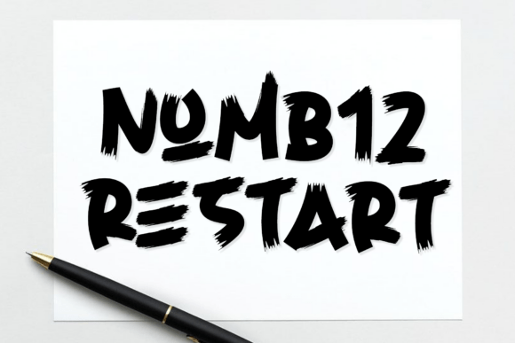 Understanding the Numb12 Restart Typeface