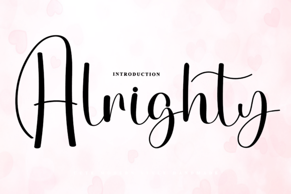 Why the Alrighty Font Captures Timeless Elegance